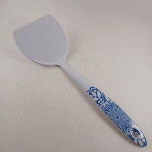 Blue White Floral Basic Melamine Spatula/Turner Flawed